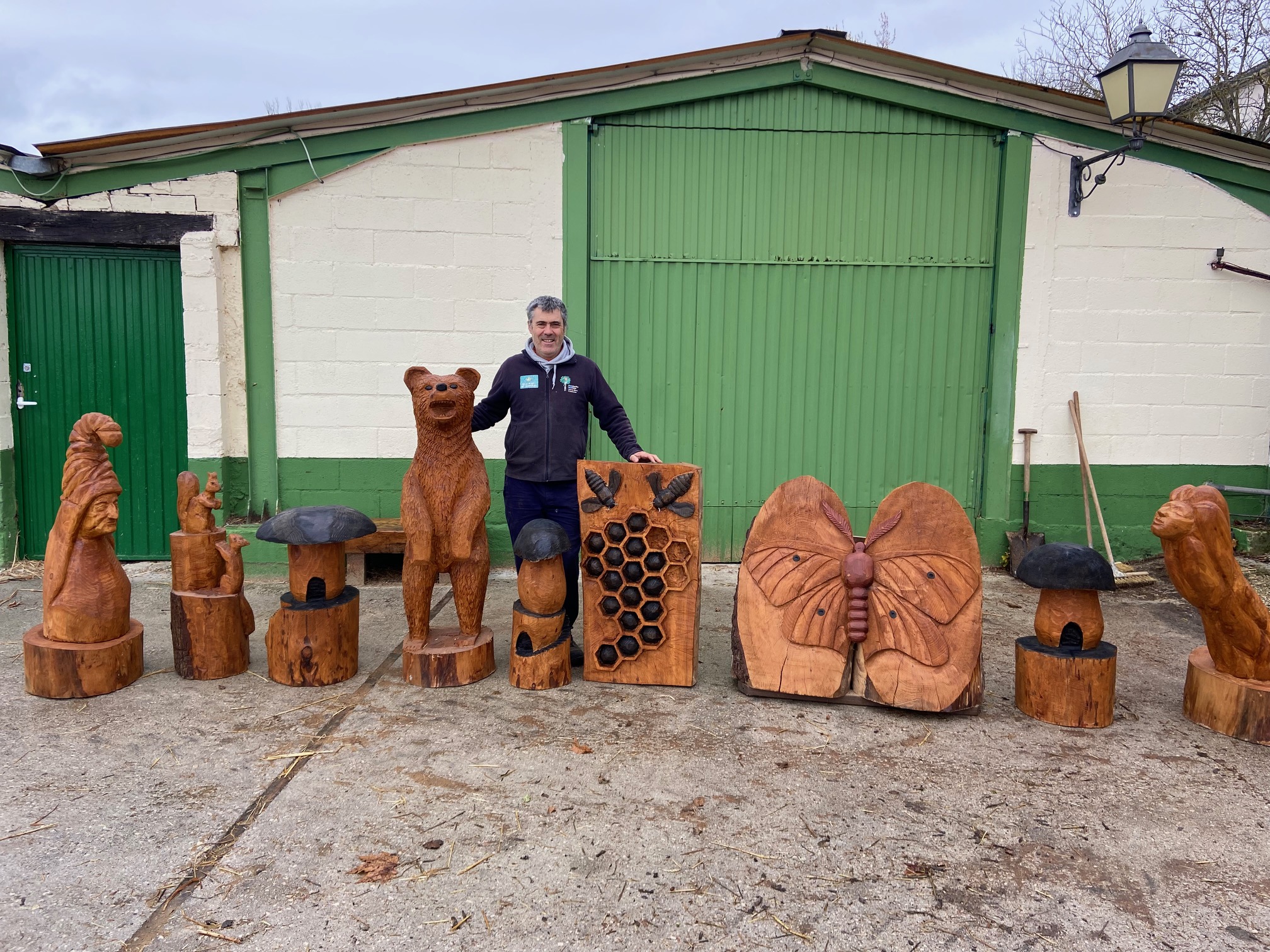 Nuevas tallas para el Bosque Encantado de Ilundáin